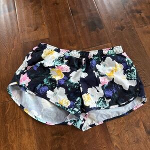 Old Navy Active Floral Running Shorts Womens Size S Athleisure Quick Dry